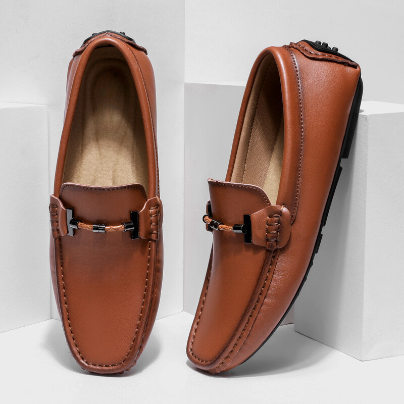 Mocasines Luciano de piel auténtica