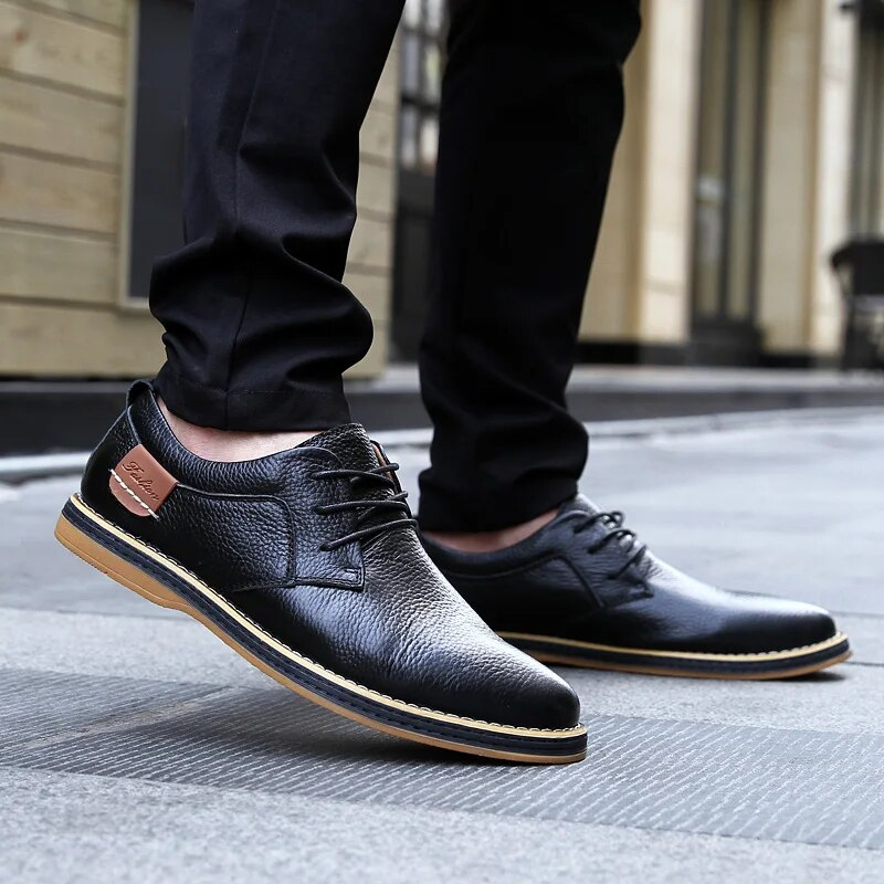 Zapatos de piel auténtica Lucas Wellington