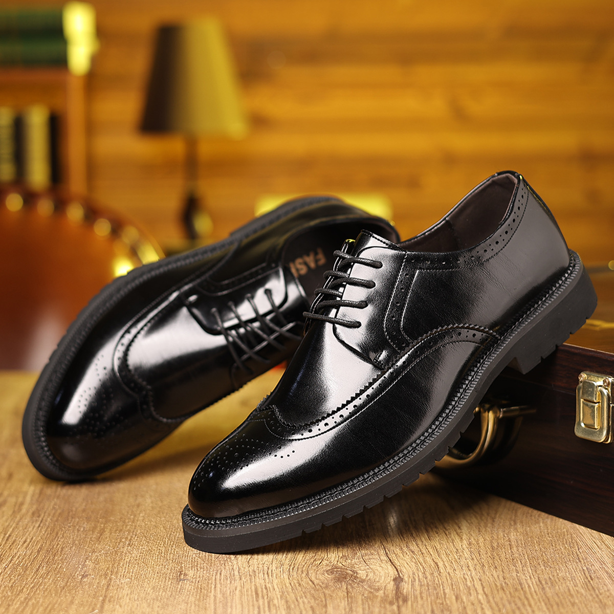 Zapatos de vestir de cuero Bristol Brogue