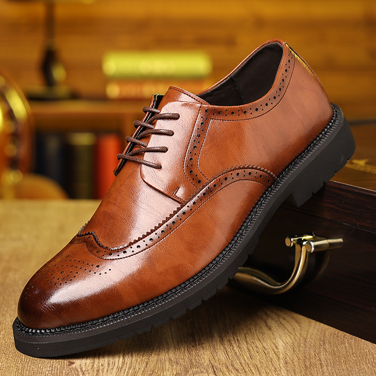 Zapatos de vestir de cuero Bristol Brogue