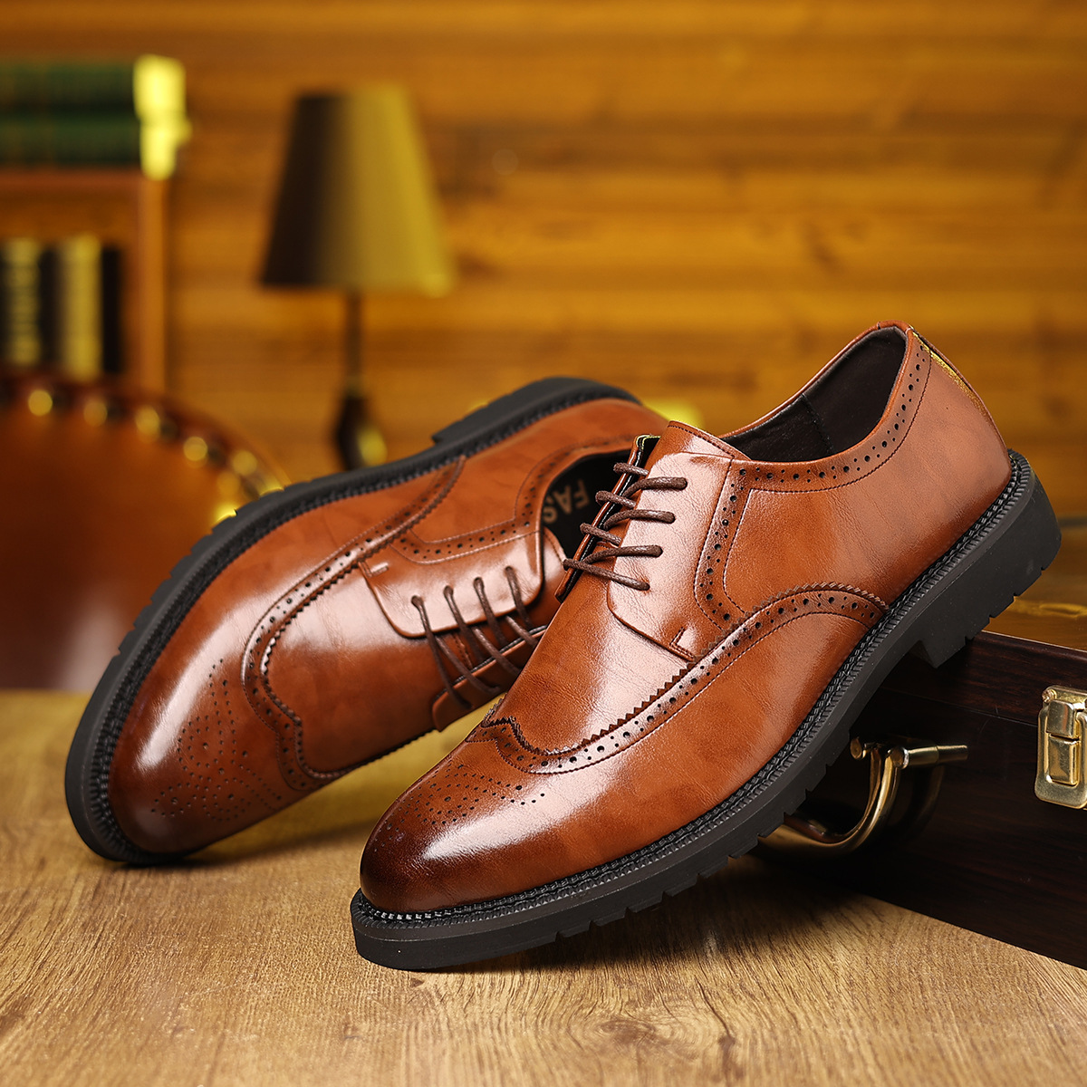 Zapatos de vestir de cuero Bristol Brogue