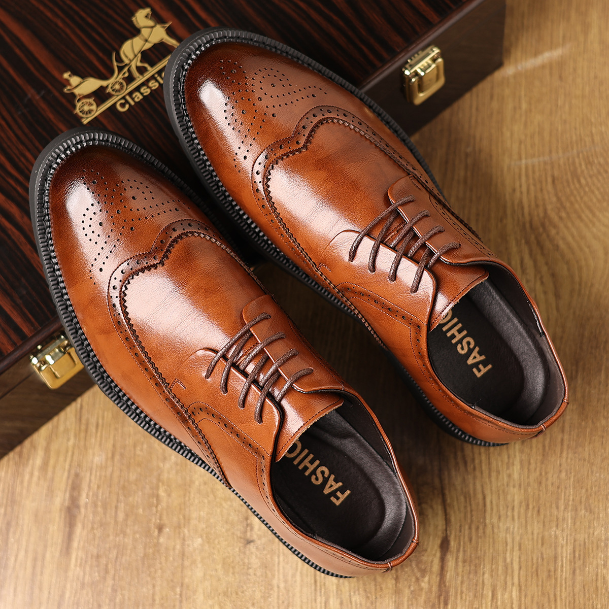 Zapatos de vestir de cuero Bristol Brogue