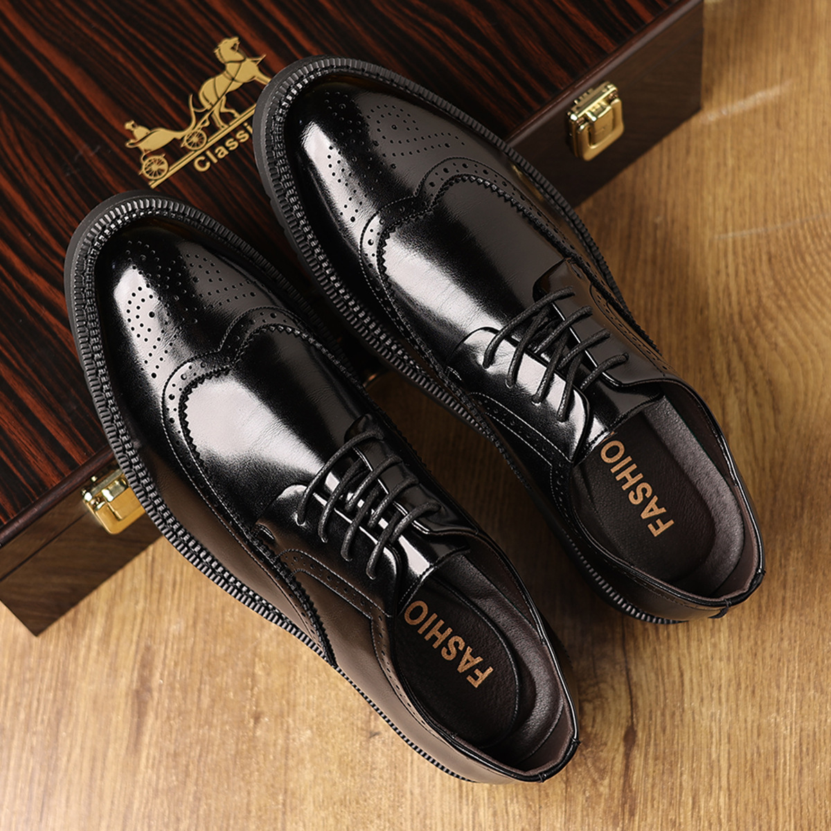 Zapatos de vestir de cuero Bristol Brogue