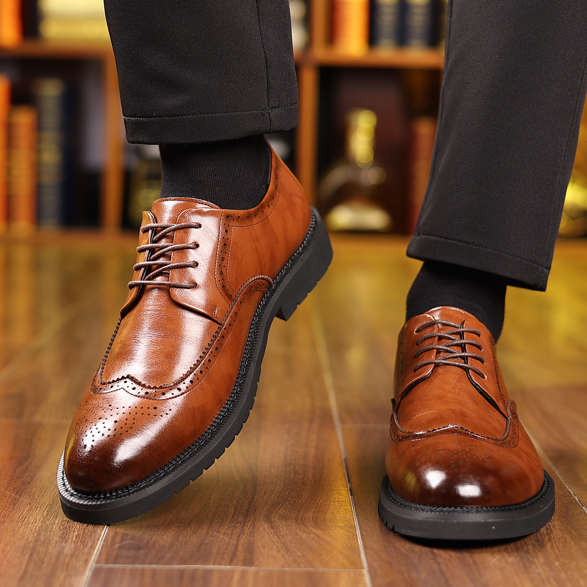 Zapatos de vestir de cuero Bristol Brogue