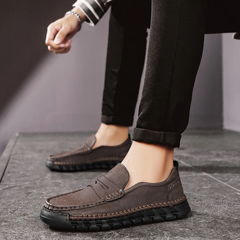 Mocasines Savona de piel auténtica
