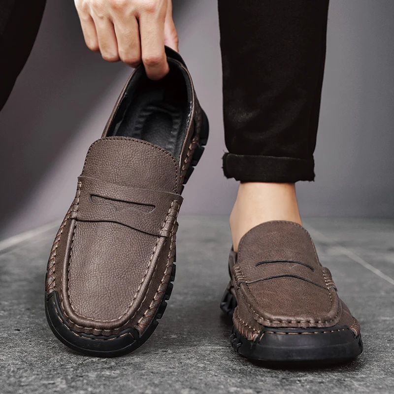 Mocasines Savona de piel auténtica