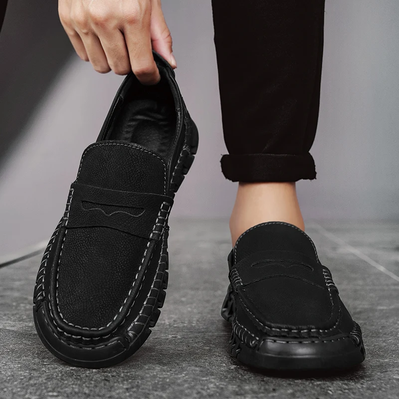 Mocasines Savona de piel auténtica