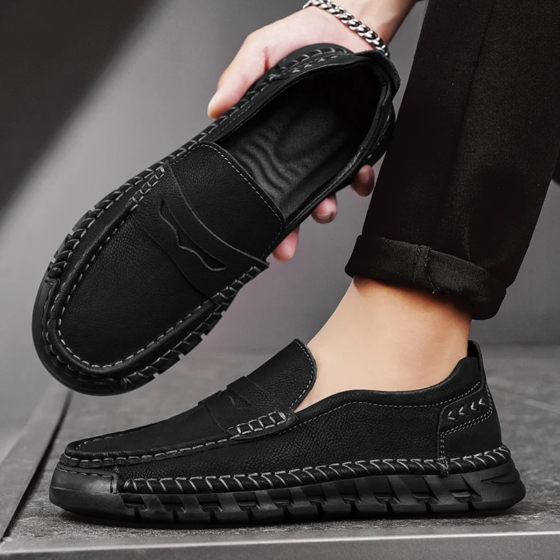 Mocasines Savona de piel auténtica