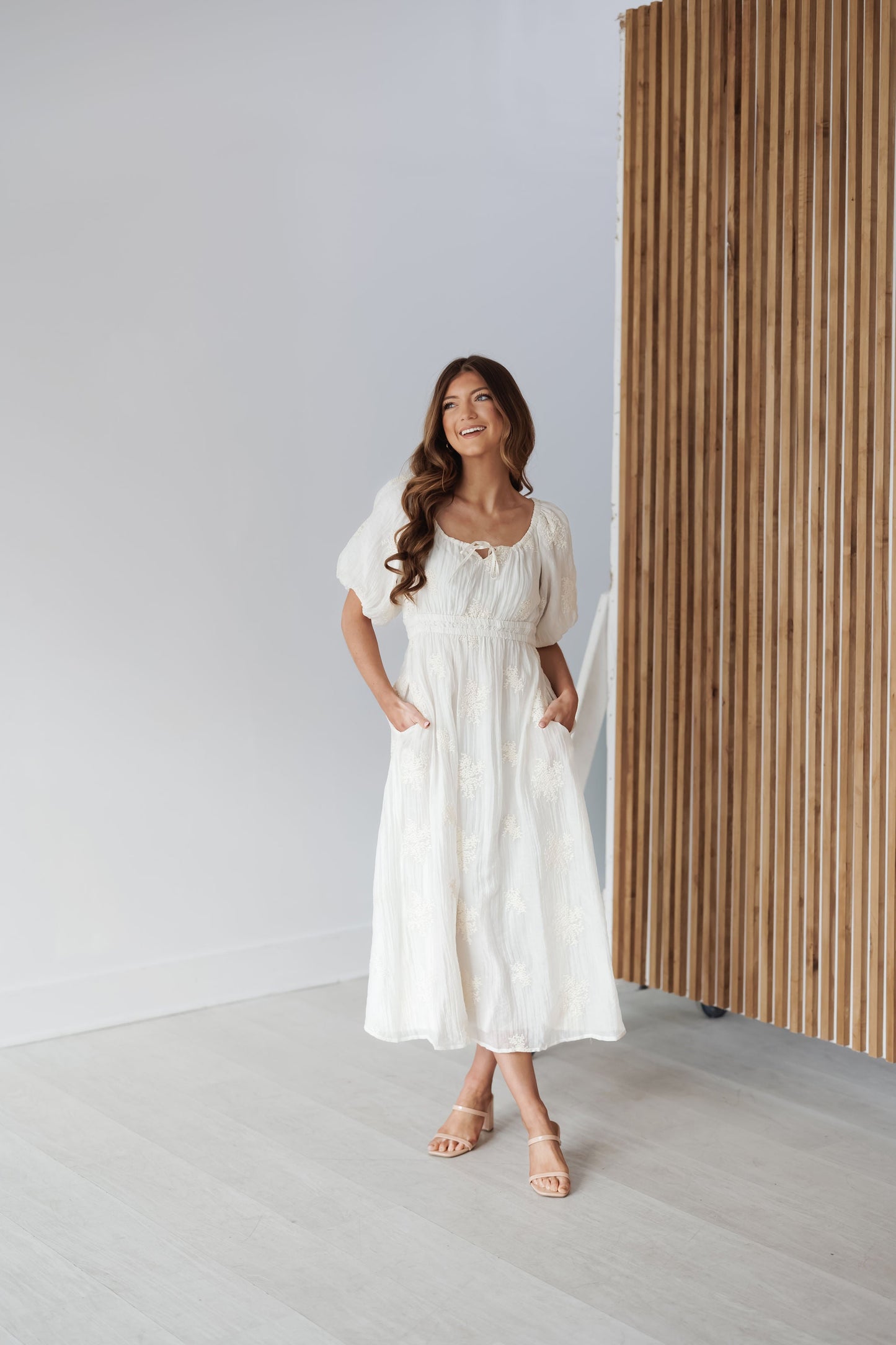 Iris Dress - Ivory