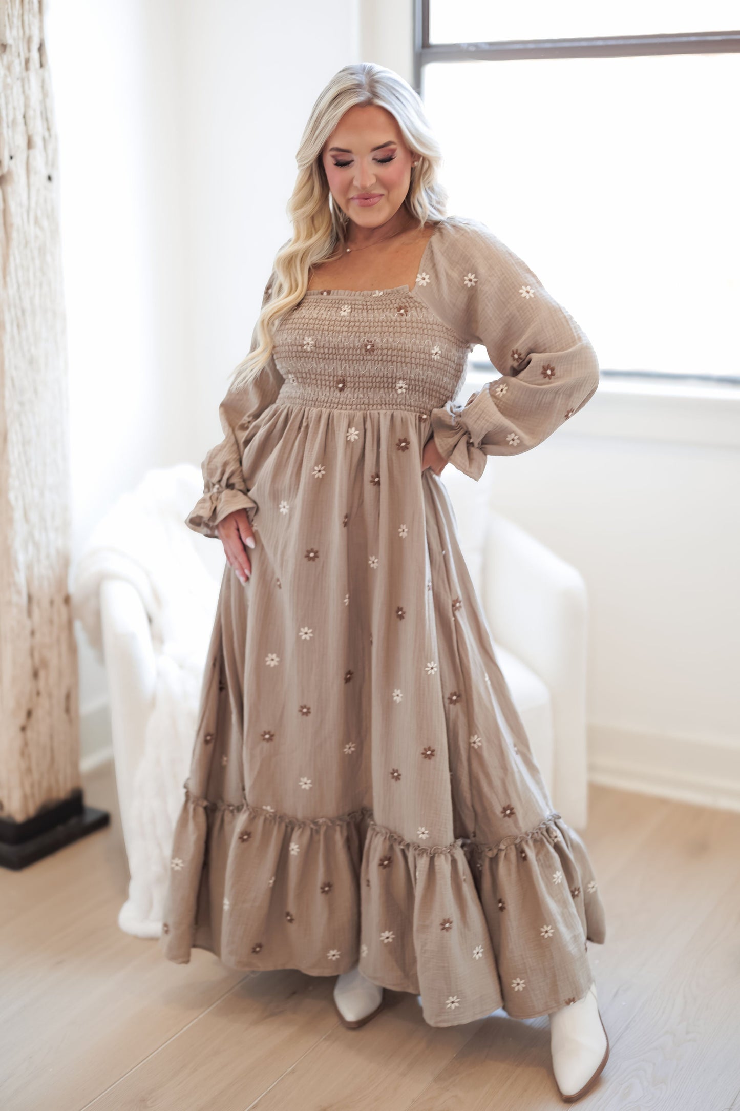 Vestido Brooke - Gris Topo - VENTA FINAL