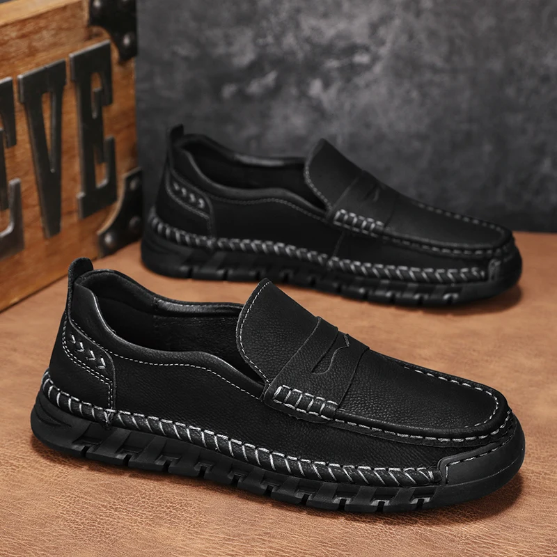 Mocasines Savona de piel auténtica