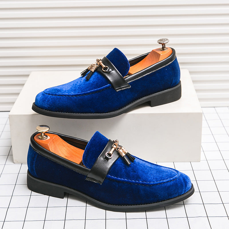 Mocasines de terciopelo Pelle Italiana