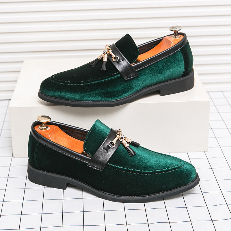 Mocasines de terciopelo Pelle Italiana
