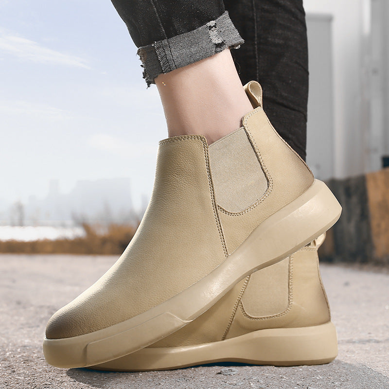 Botas Chelsea de piel de prado
