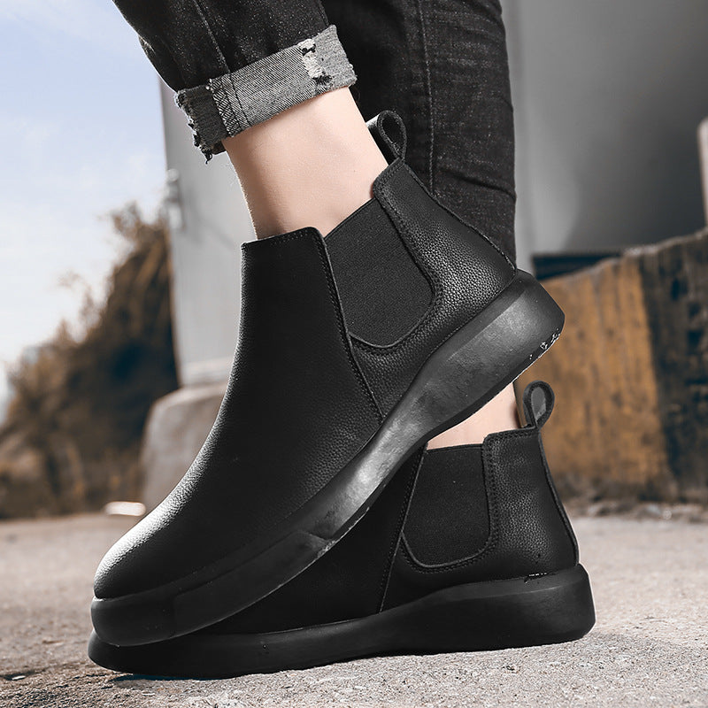 Botas Chelsea de piel de prado