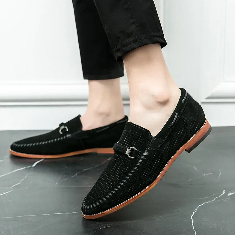 Zapatos de piel auténtica Giovanni Bellini
