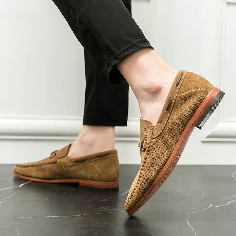 Zapatos de piel auténtica Giovanni Bellini