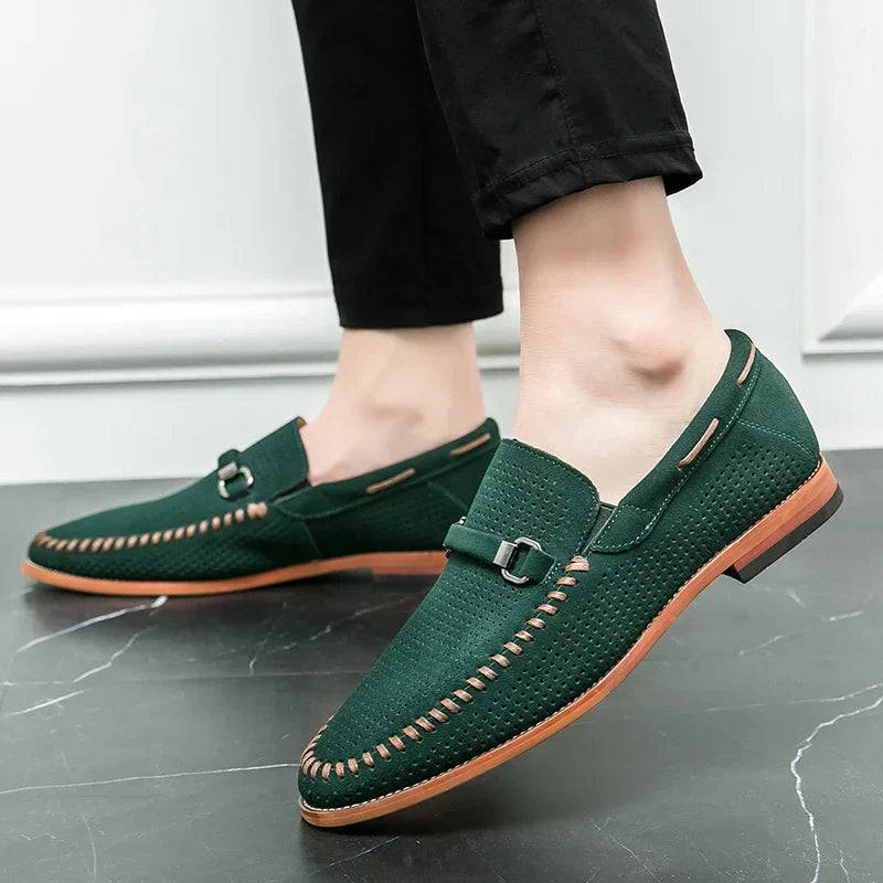 Zapatos de piel auténtica Giovanni Bellini