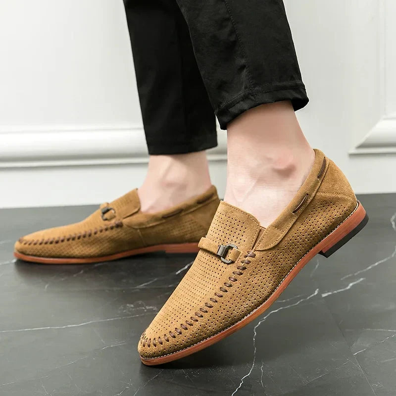 Zapatos de piel auténtica Giovanni Bellini