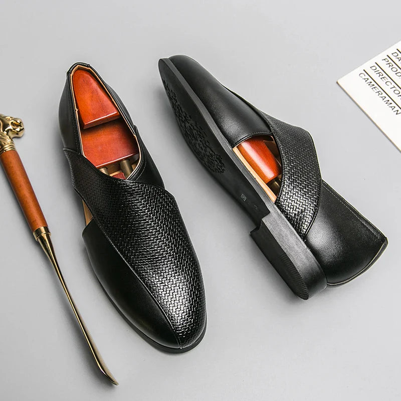 Mocasines de piel auténtica Panache