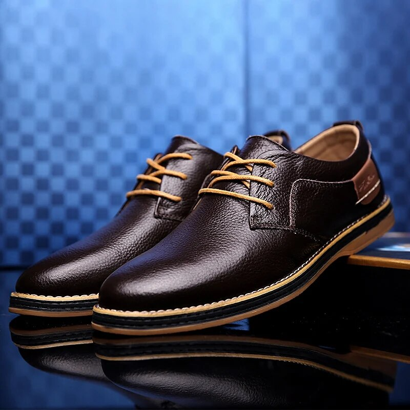 Zapatos de piel auténtica Lucas Wellington