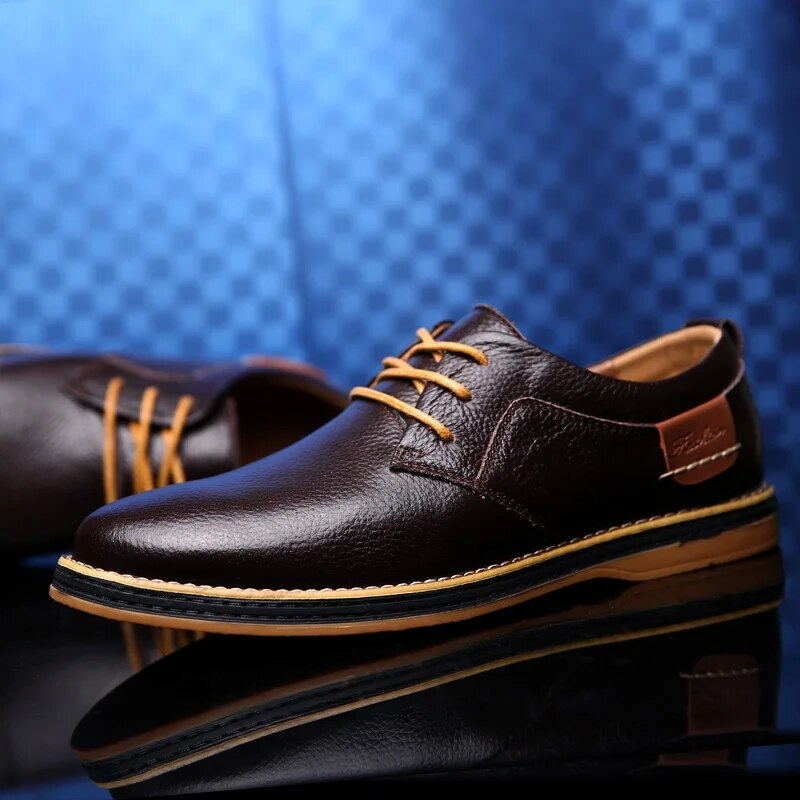 Zapatos de piel auténtica Lucas Wellington