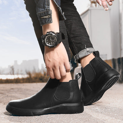 Botas Chelsea de piel de prado
