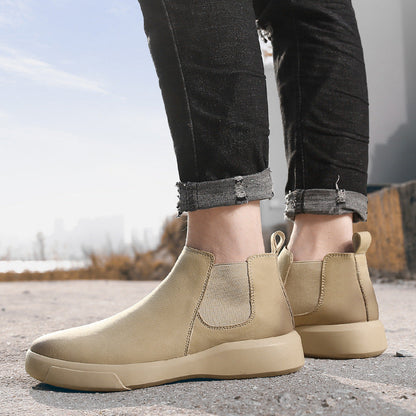 Botas Chelsea de piel de prado