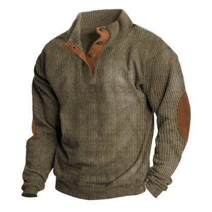 Jeroen | Sweatshirt with button closure