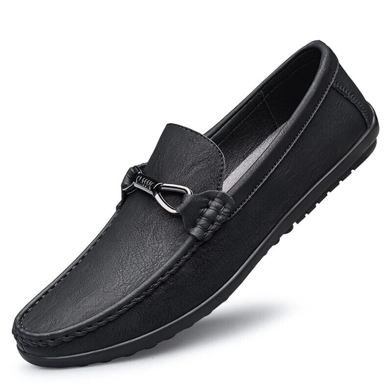Zapatos de conducción de cuero genuino Riviera