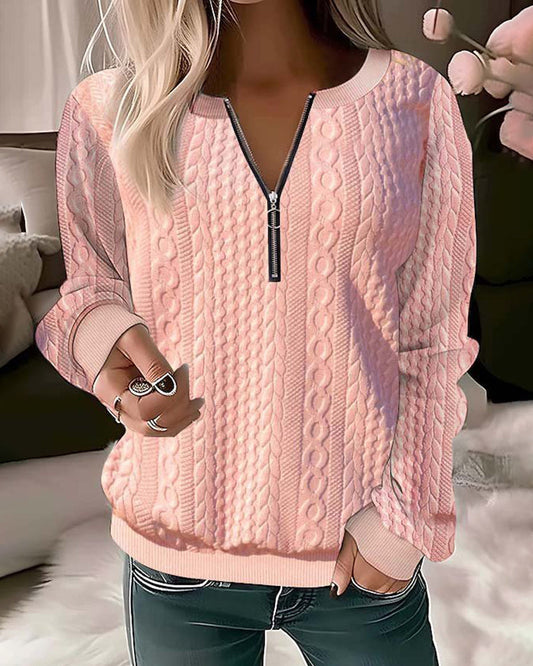 Josie - SWEATER WITH ZIPPER