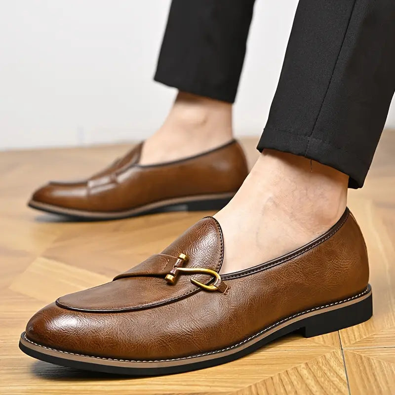 Oxford Leather Bit Loafers