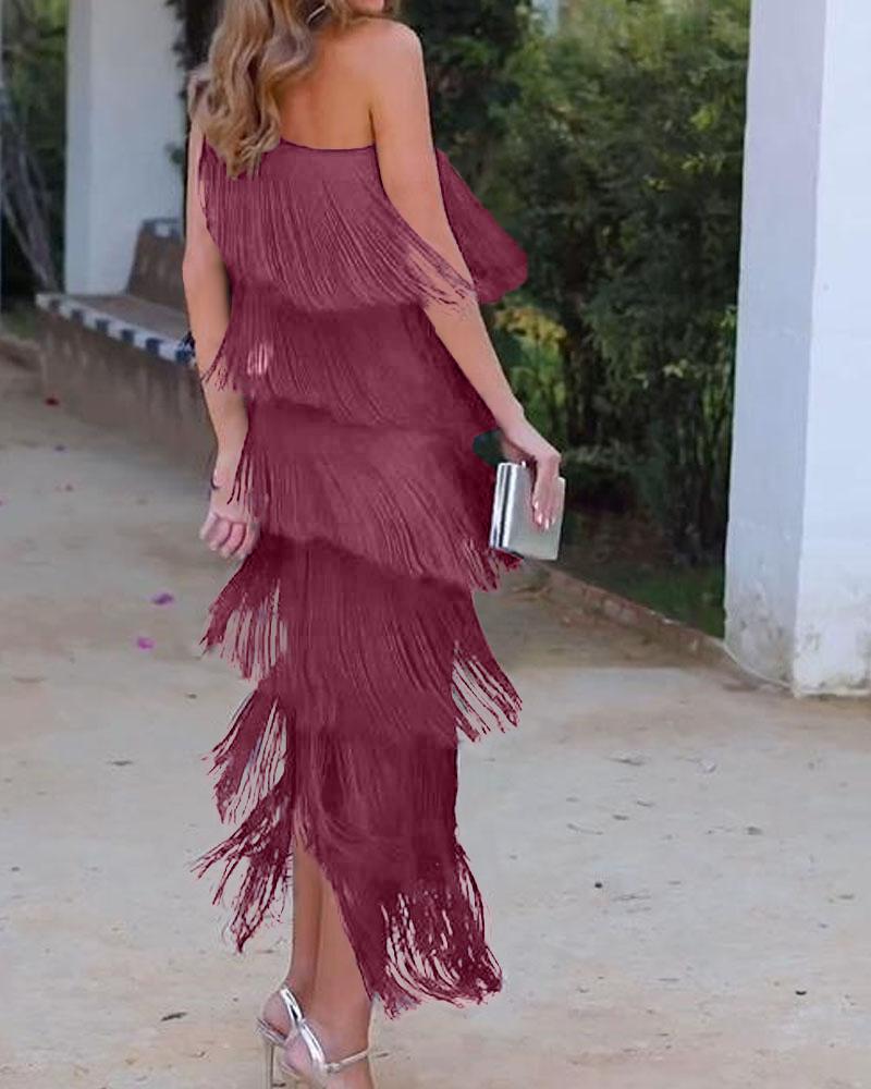 Summer Breeze Tassel Dress