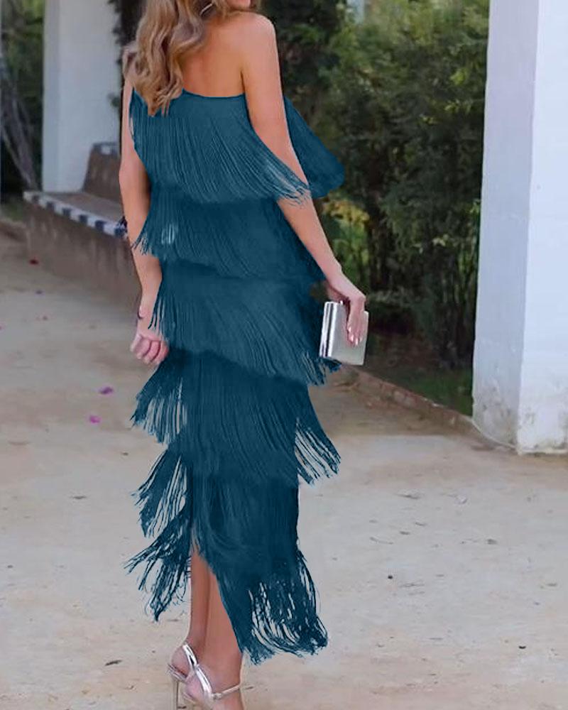 Summer Breeze Tassel Dress