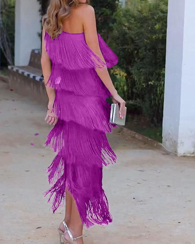 Summer Breeze Tassel Dress