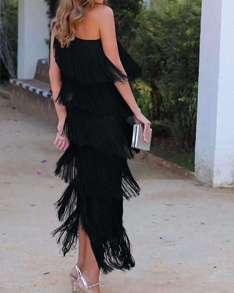 Summer Breeze Tassel Dress