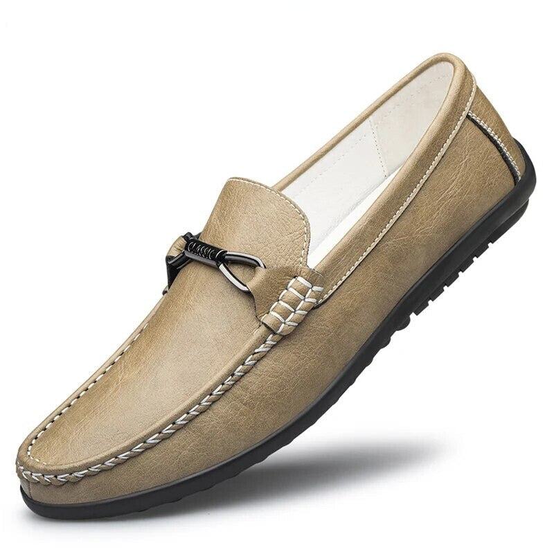 Zapatos de conducción de cuero genuino Riviera
