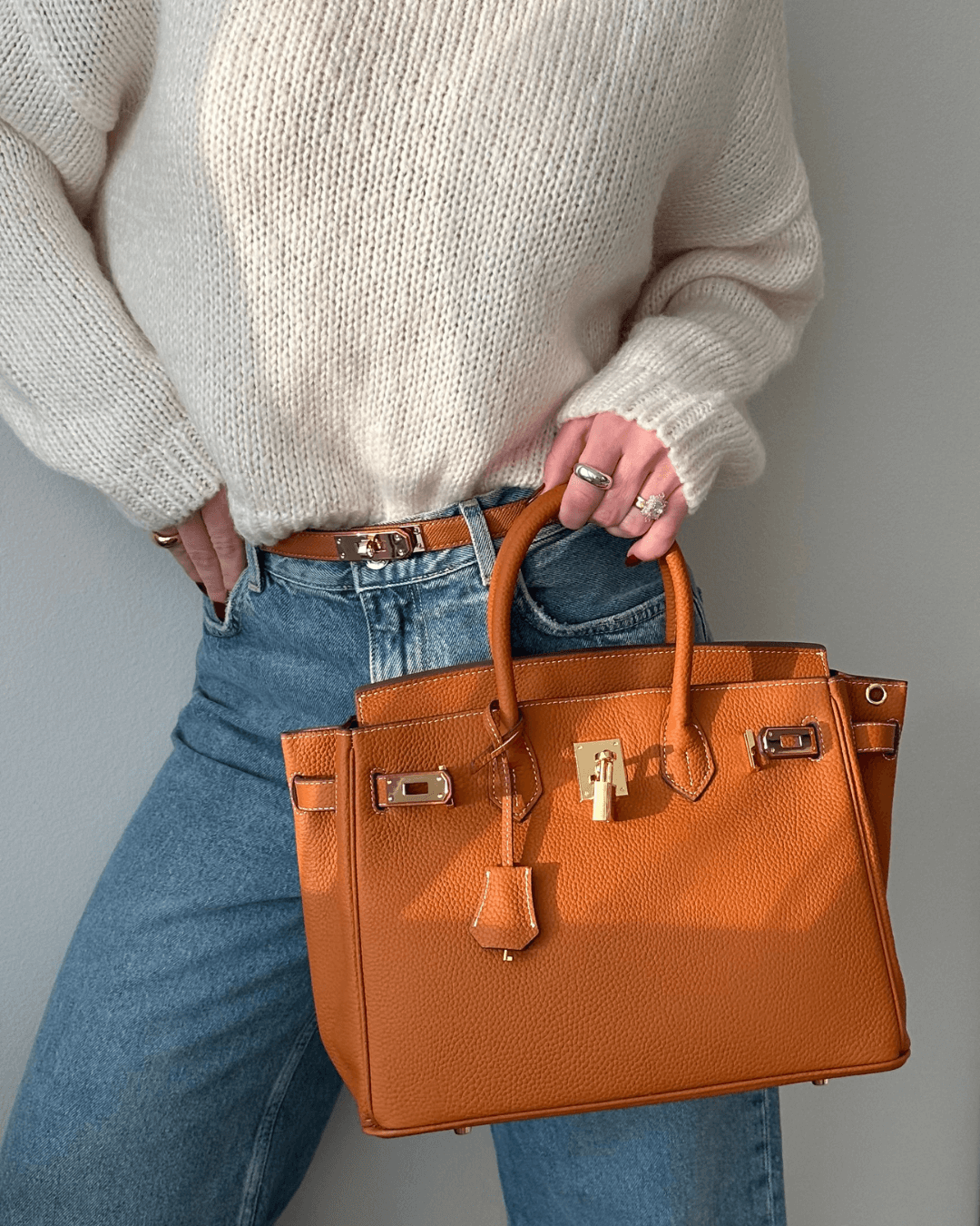 B-IRKIN| Sac de transport en cuir