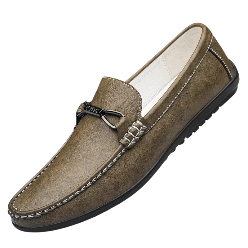 Zapatos de conducción de cuero genuino Riviera