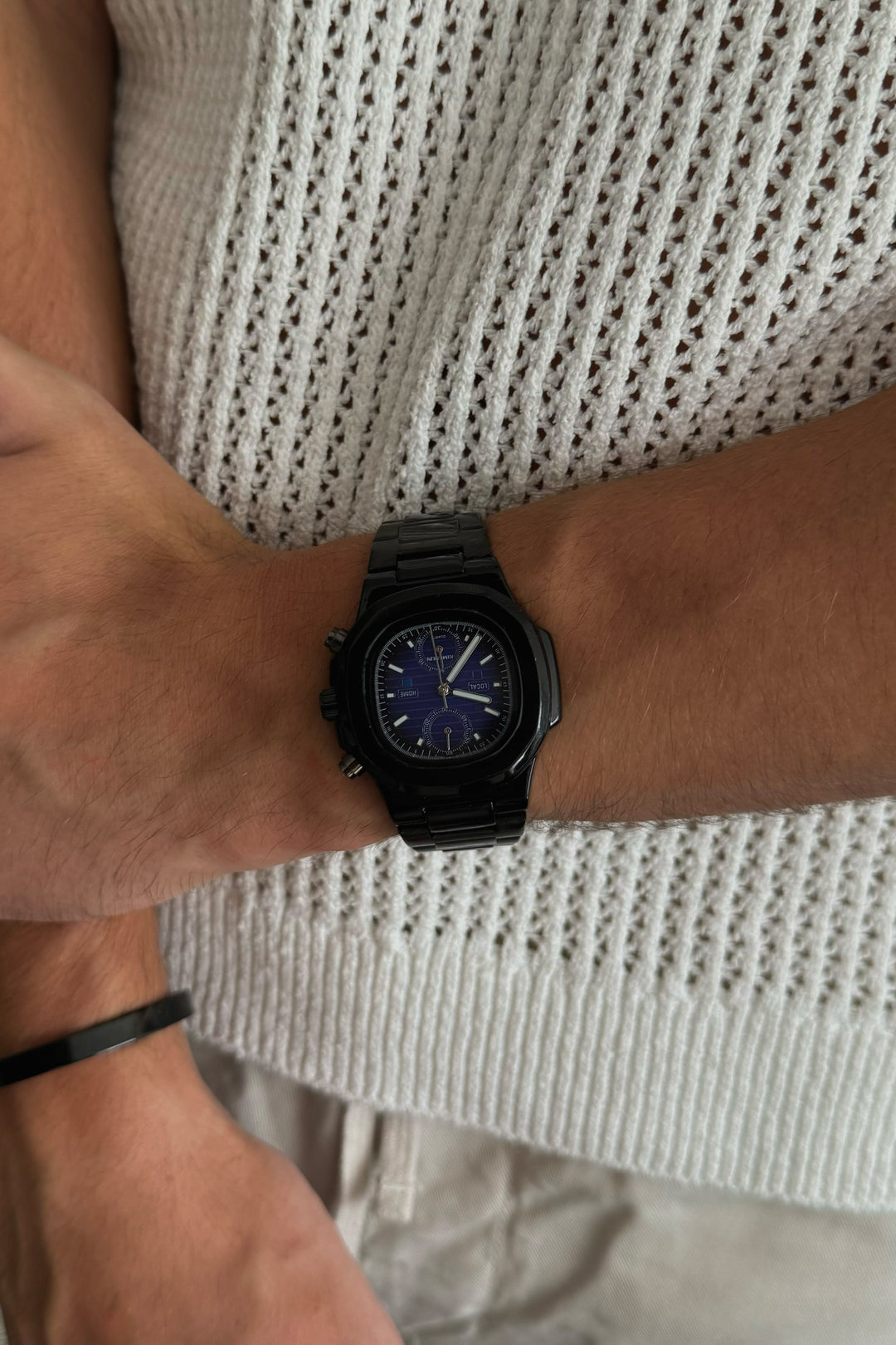 BLANC BLACK / ROYAL BLUE