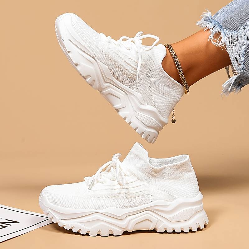 SkyStep Sneaker - Baskets décontractées respirantes pour femmes avec soutien supplémentaire du pied