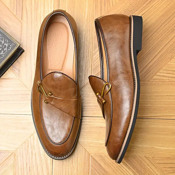 Oxford Leather Bit Loafers