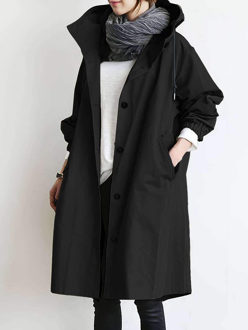 Freya - Stylish Windbreaker Trenchcoat