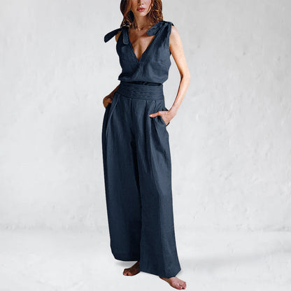 Minimalist Cotton & Linen Two Piece Set