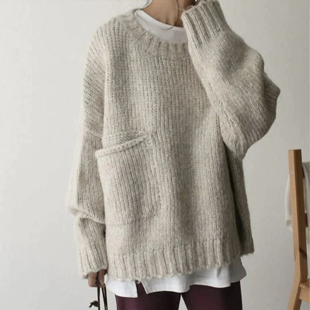 Jett Comfy oversized sweater with pocket