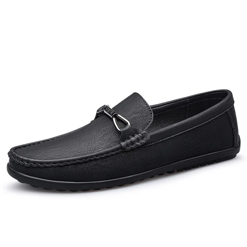 Zapatos de conducción de cuero genuino Riviera