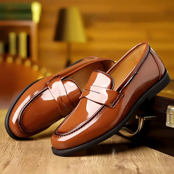 Belvedere Patent Leather Loafers