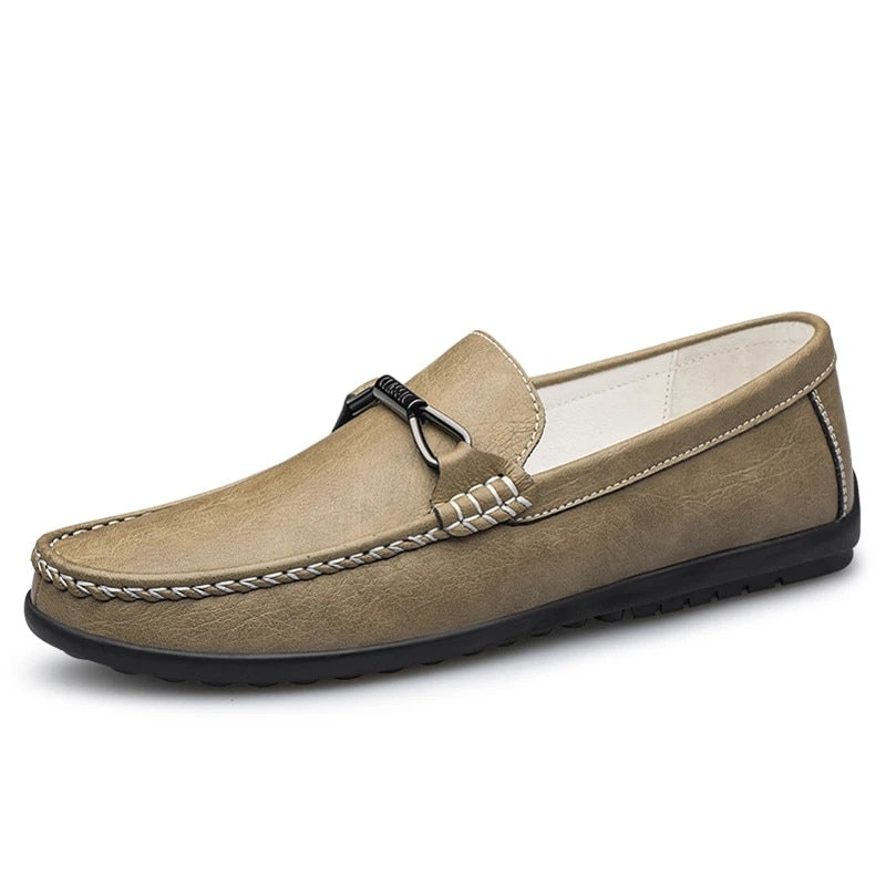 Zapatos de conducción de cuero genuino Riviera