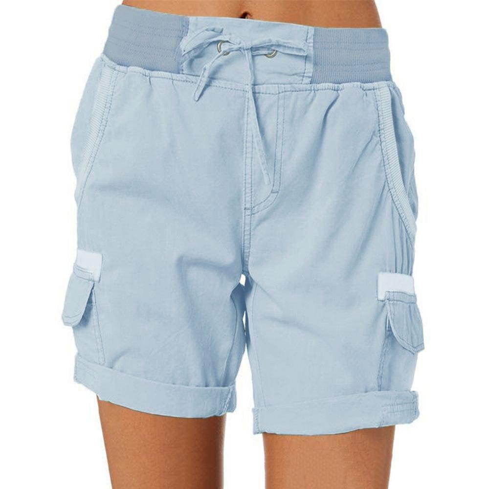 Emily's Summer Breeze Relaxed Fit High-Waisted Women's Shorts