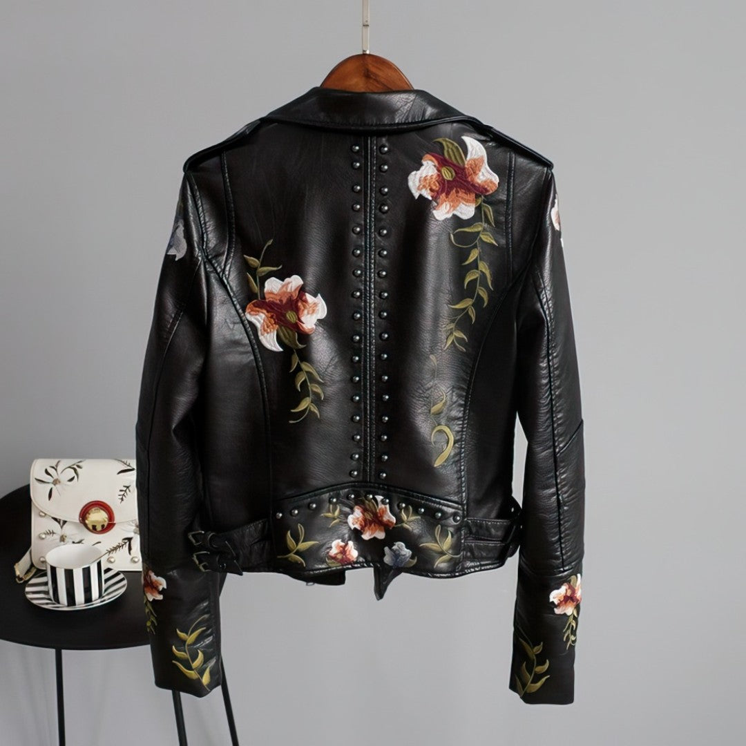 Nadine - Vegan leather jacket for women